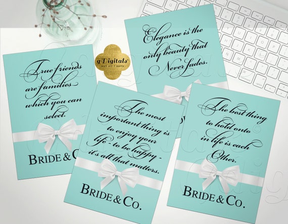 Bridal Breakfast Tiffanys Party Bride And Co Bridal Shower Etsy