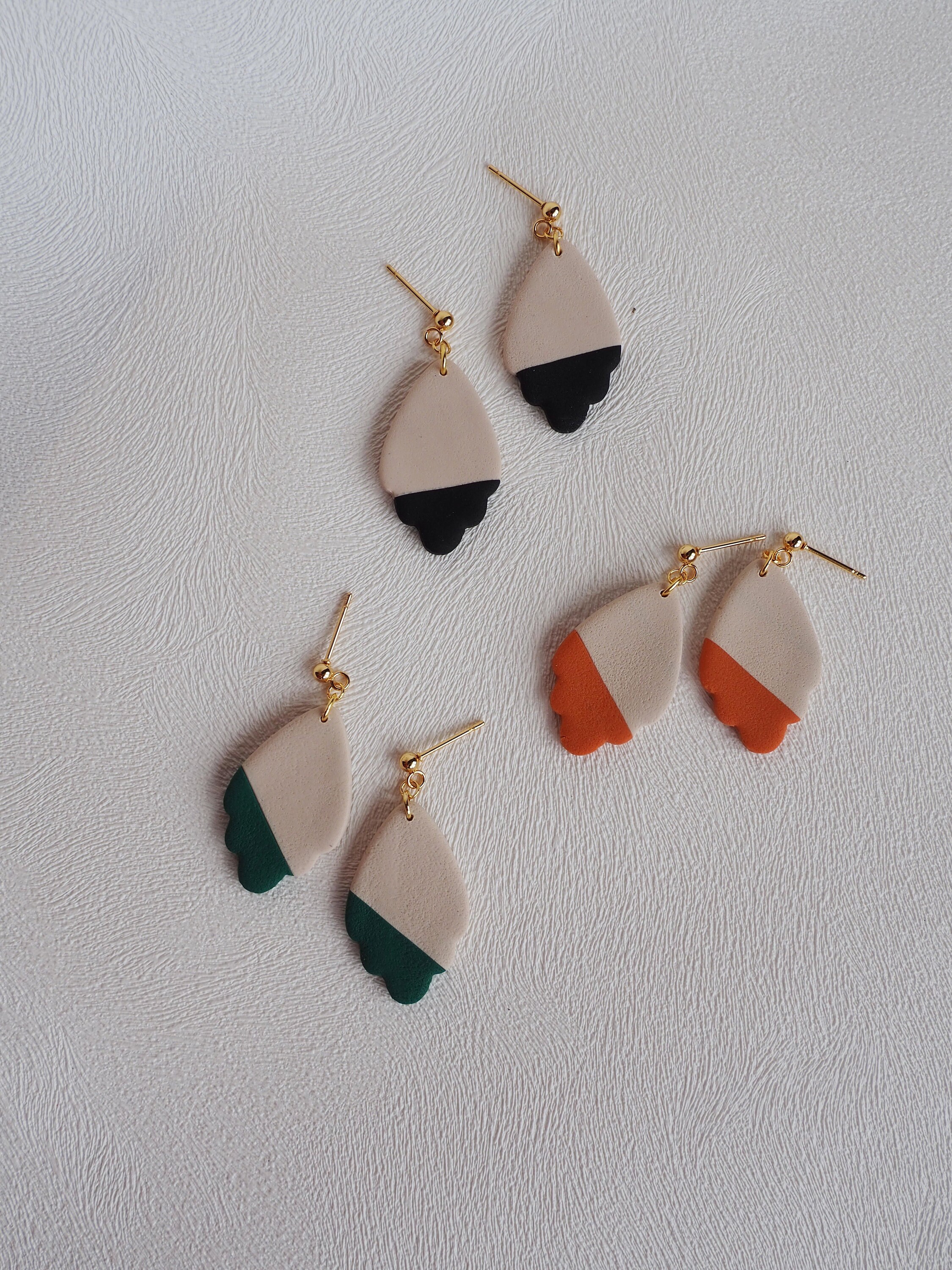 Aretes verde botella Etsy España