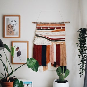 large weaving wall hanging large woven wall hanging large wall decor gigant wall decor large tapestry nursury decor makatka