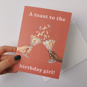 Ein Toast auf das Geburtstagskind! - Geburtstagskarte