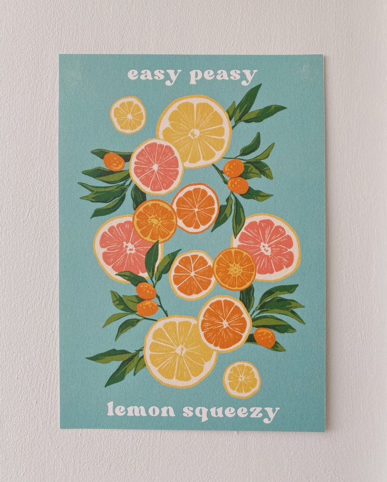 Easy Peasy Lemon Squeezy A5 Druck Bild 6