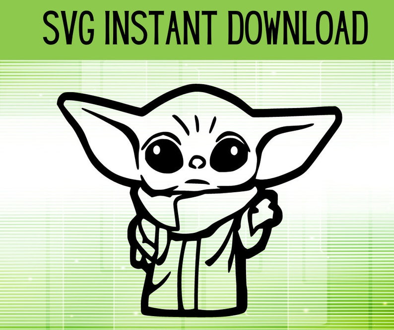 Download Baby Yoda svg Baby Yoda Cut File Baby Yoda Funny Quote | Etsy