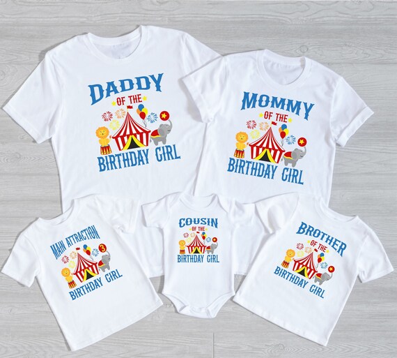 Personalized Circus Theme Birthday 