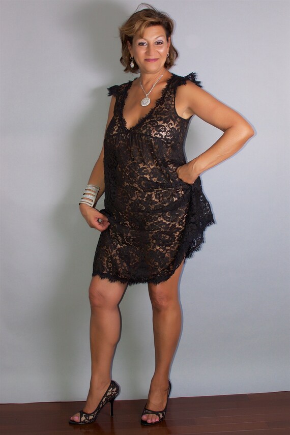 sheer club dress