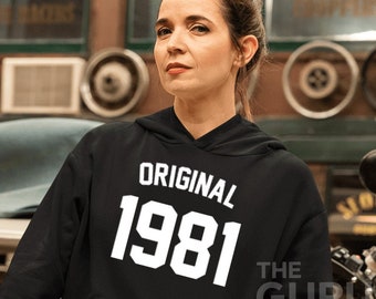 40 Geburtstag Geschenk für ihn 40 Geburtstag Geschenk 40 Geburtstag Geschenk 40 Geburtstag für Sie 40er Geburtstag Hoodie 1981 Geburtstag Hoodie original 1981