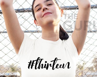 Niña de 13 años, niño de 13 años, camiseta de 13 años, regalos para niña de 13 años, camiseta de 13 cumpleaños, camiseta de trece años, niño de trece años