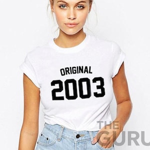 18th birthday shirt 2003 birthday shirt 18 birthday shirt 18th birthday gift 18 birthday gift 18 birthday girl shirt 18 birthday gift girl