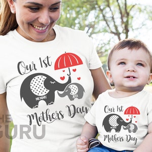 First mothers day shirt first mothers day gifts first mothers day shirts mothers day shirt mommy and me outfits mothers day gift elephant