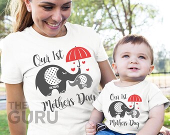 First mothers day shirt first mothers day gifts first mothers day shirts mothers day shirt mommy and me outfits mothers day gift elephant