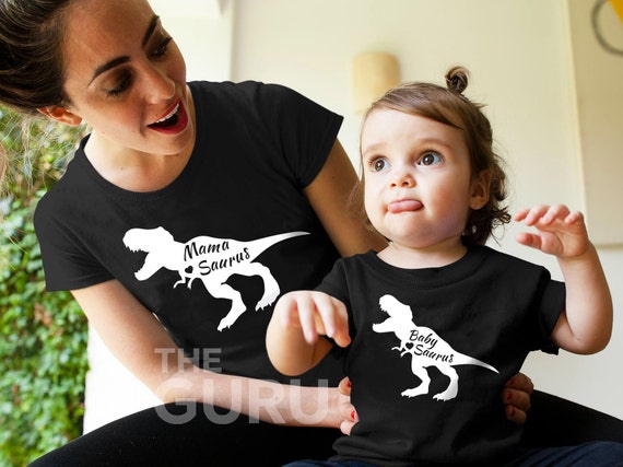 Mama y yo camisas madre e hija camisas mama e hija camisas mama e hija trajes a juego mamasaurus camisa regalo del dia de las madres Etsy Mexico