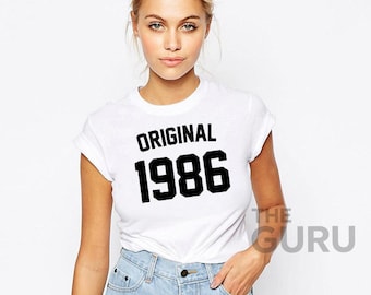 Camiseta de cumpleaños número 35, camiseta de cumpleaños de 1986, camiseta de cumpleaños número 35, regalo de cumpleaños número 35, regalo de cumpleaños número 35, camiseta de niña de cumpleaños número 35, regalo de cumpleaños número 35