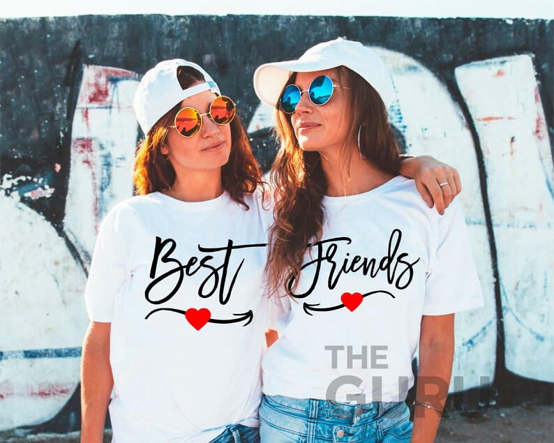 Mejores amigos camisas besties camisa camisas mejores - Etsy España