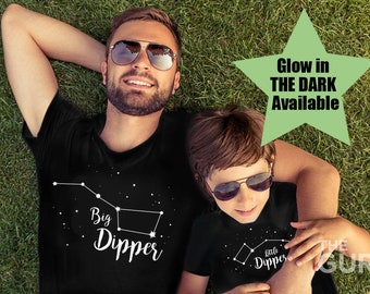 Brother shirts father and son matching shirts dad and son matching shirts big dipper little dipper big brother little brother shirts