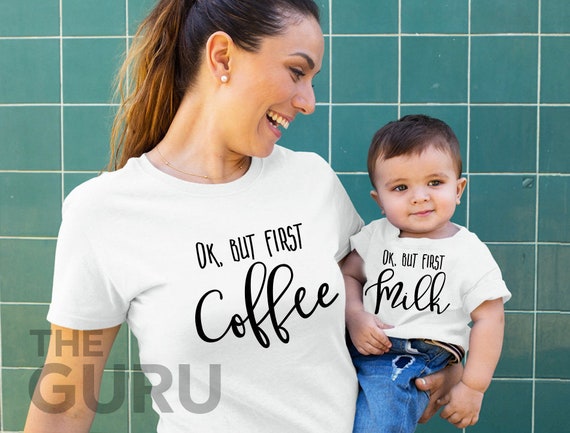 Funny Mom Shirt Ok but First Coffee Shirts Funny Mommy and Me - Etsy Funny Mom Shirt Ok but First Coffee Shirts Funny Mommy and Me - Etsy