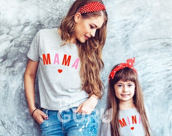 Mommy and me valentine shirt,valentine outfit,mama mini shirt,valentine family shirt,valentine family pajamas,mommy and me valentine shirts