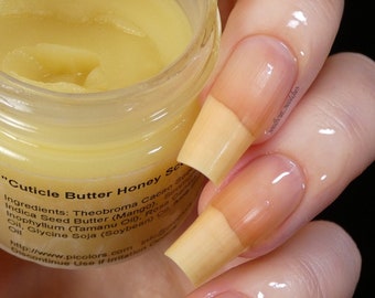 Large Size Honey Scented Cuticle Butter Balm For Nails and Nail Care