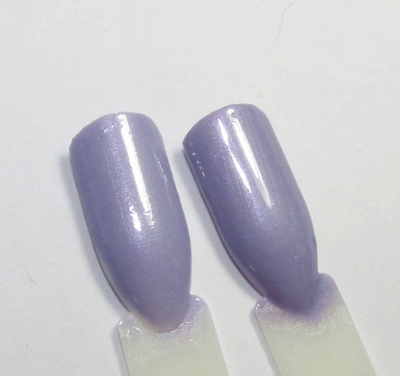 Stormshine.029 Light Purple Nail Polish With Satin Finish Etsy