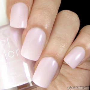 Pink.001 Pink Nail Polish with Purple Shimmer Cruelty Free Nail Lacquer