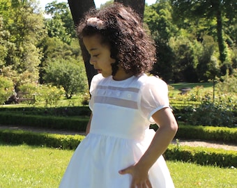 Robe de baptême blanche Aline