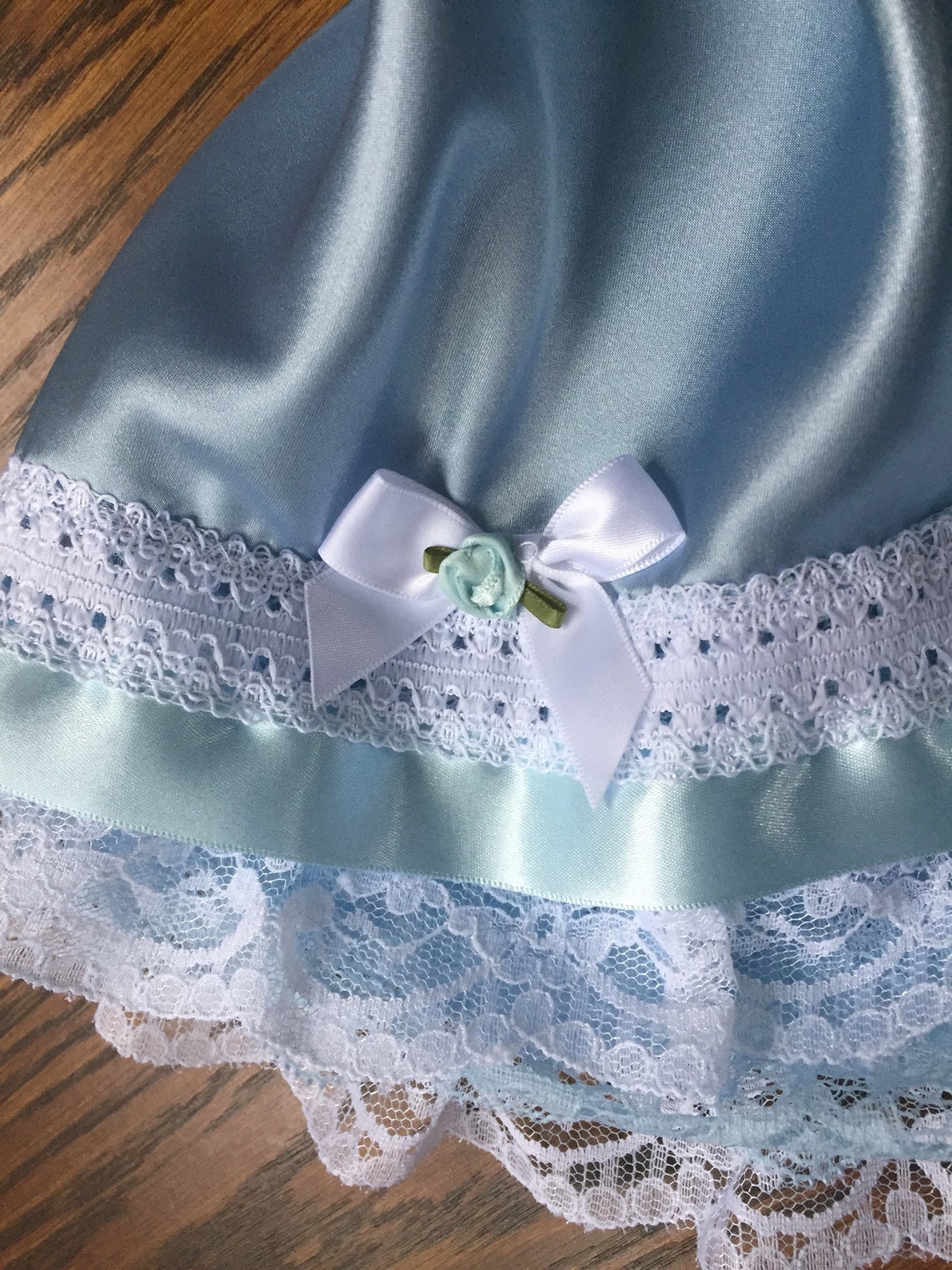 Baby Blue Soft Satin French Knickers/Tap Panties WMS TO XXOS | Etsy