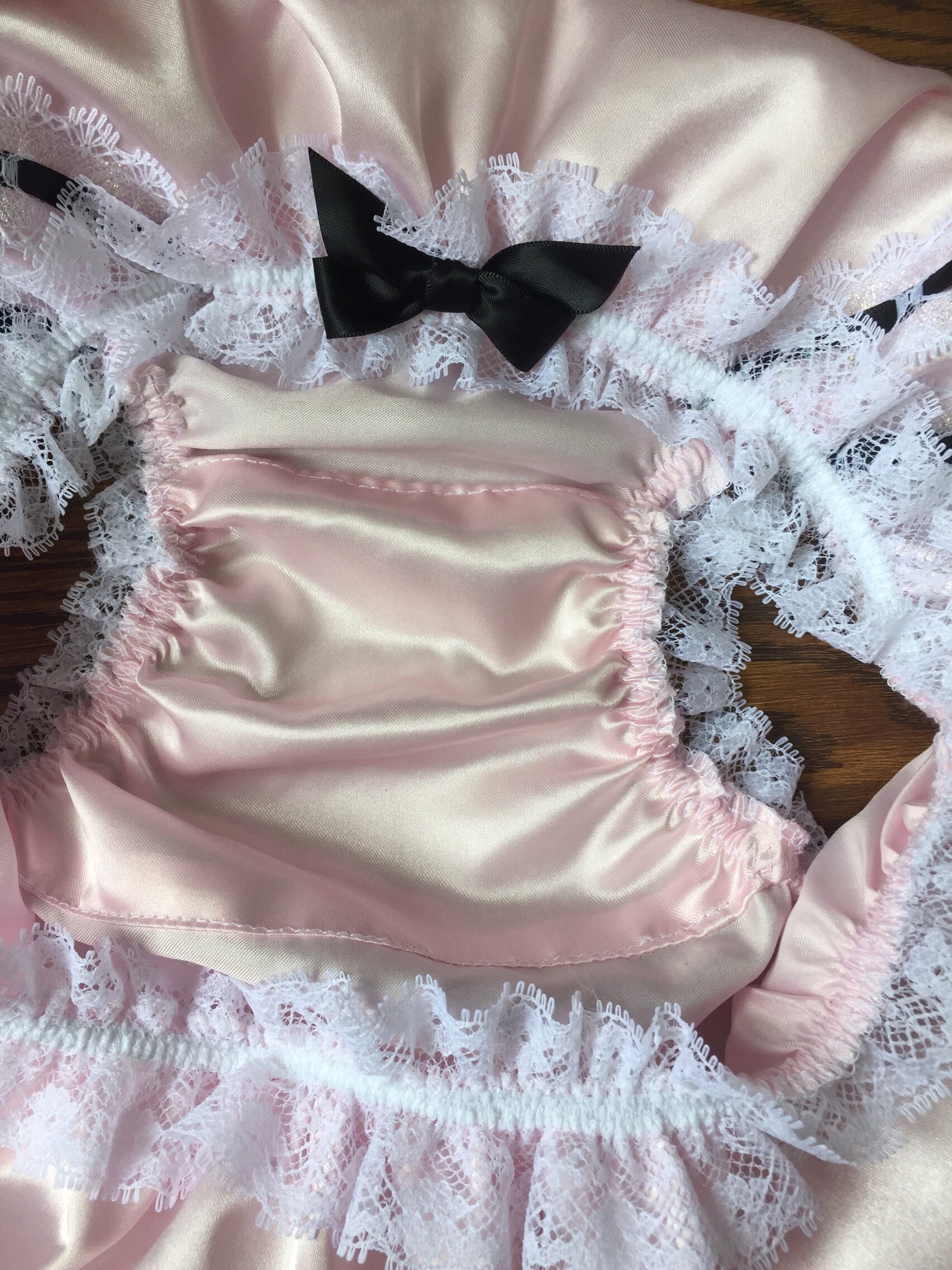 Baby Pink Bikini Panties/ultra Feminine Satin Sissy Knickers Etsy UK