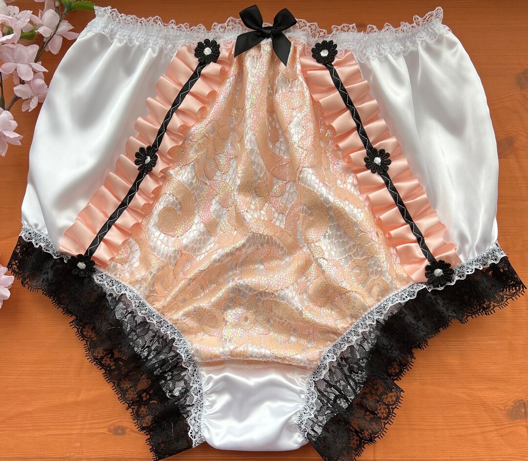 Bridal White Full Fit Panties/sensual Soft Satin Sissy Etsy UK