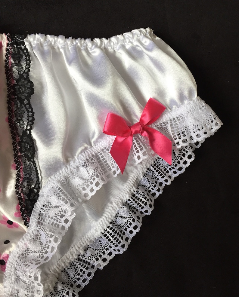 Bridle White Sensually Soft Satin Bikini Panties Girly Etsy Australia