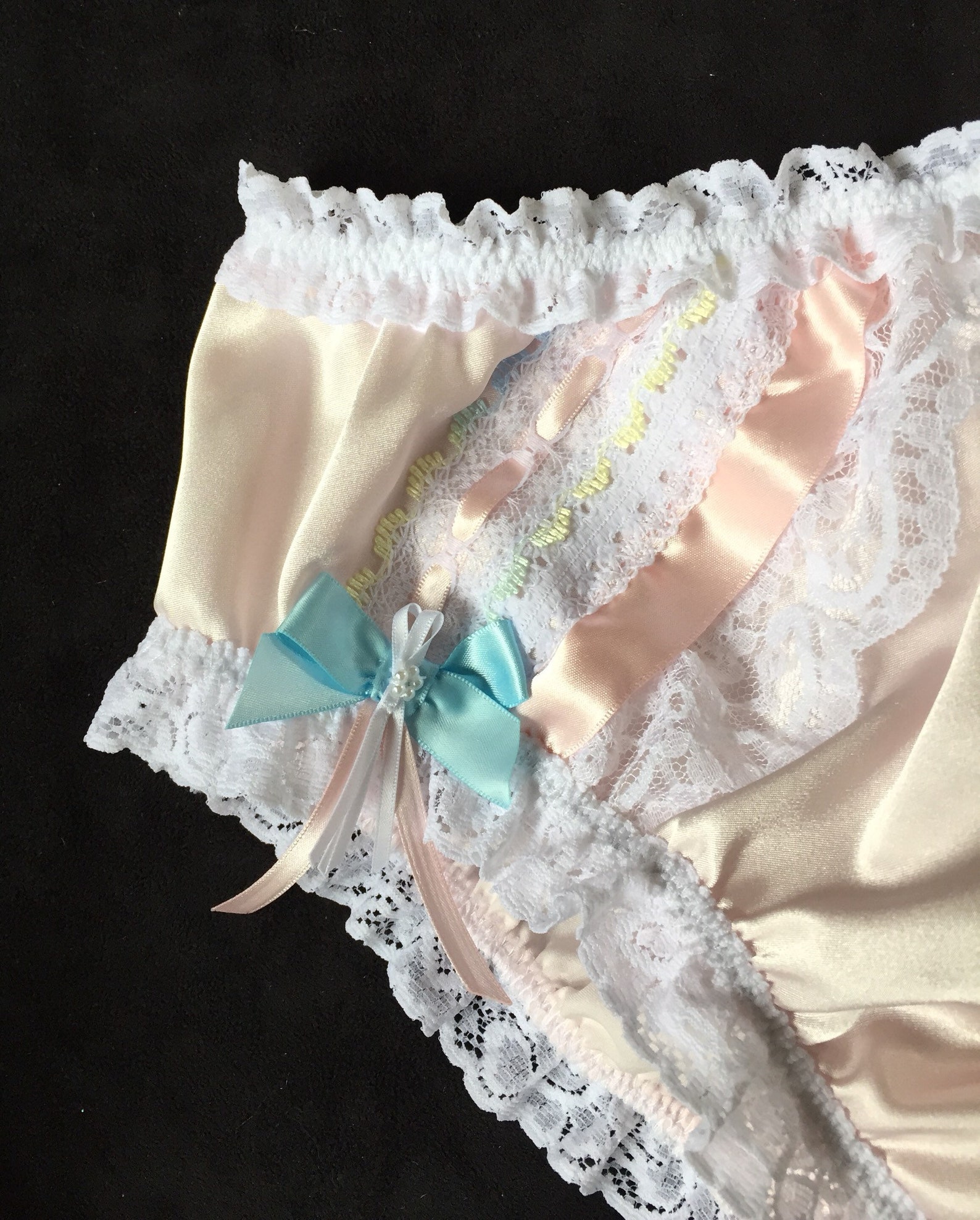Baby Pink Two Peice Baby Doll Sensually Soft Sissy Satin Set - Etsy