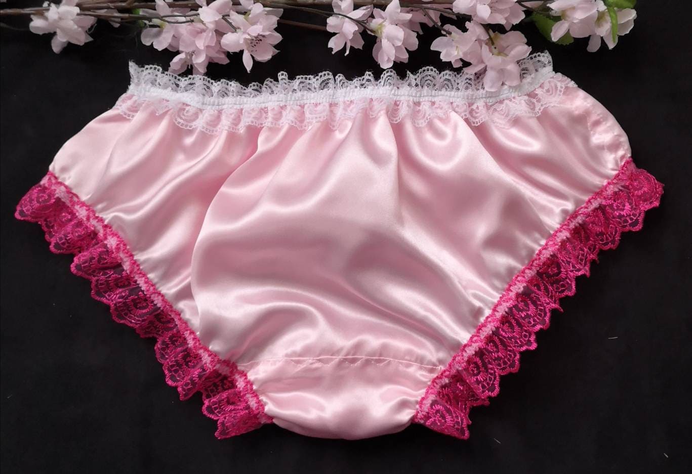 Baby Pink Satin Sissy Panties Girly Bikini Style Knickers. | Etsy