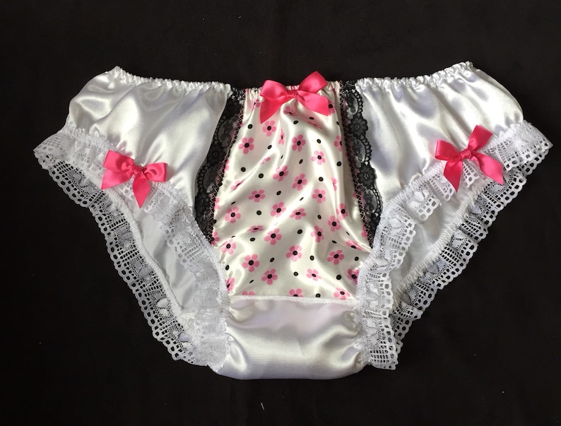 Bridle White Sensually Soft Satin Bikini Panties Girly Etsy
