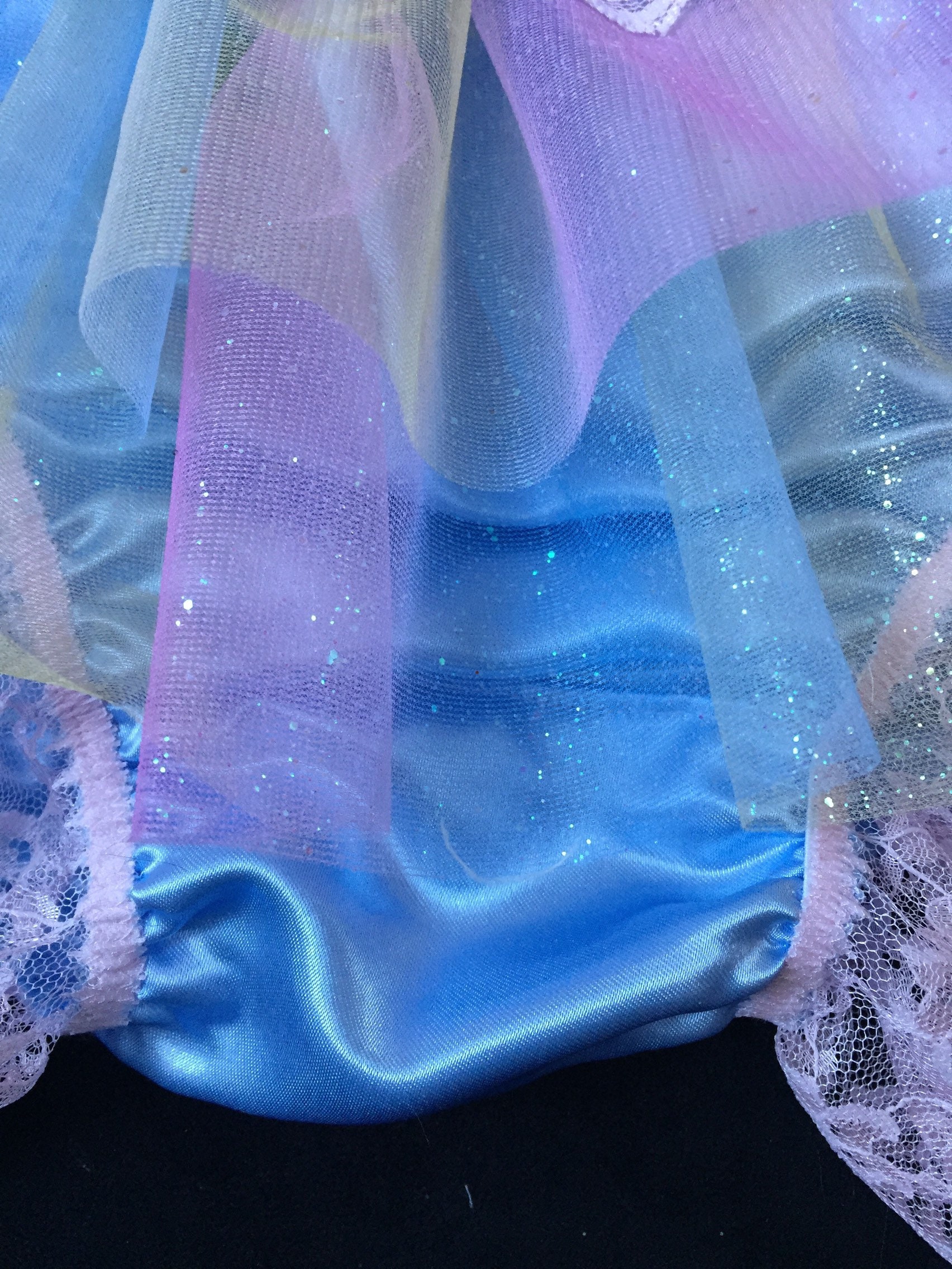 Baby Blue Satin Sissy Bikini Panties With Sparkly Tutu Frills | Etsy UK