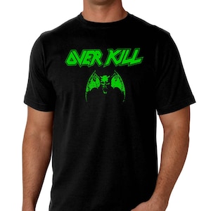 overkill men t shirt different sizes thrash metal band