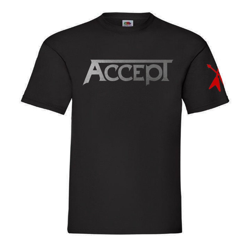 Accept heavy metal band T shirt man different sizes
