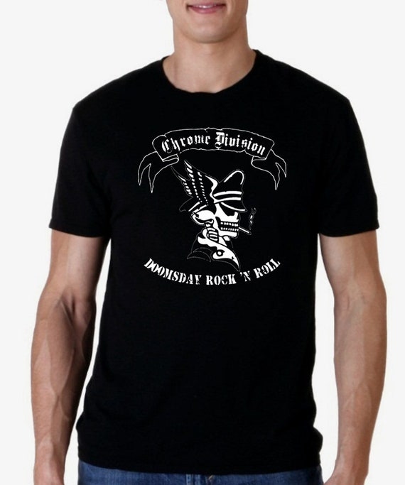 Chrome Division Band T Shirt Man Boy Heavy Rock Metal Different