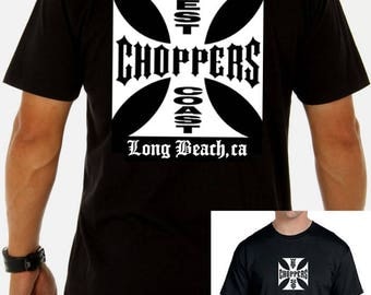 West coast choppers men t shirt different sizes wcc chopper builder