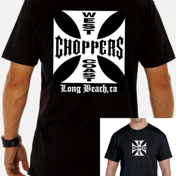 West coast choppers men t shirt different sizes wcc chopper builder