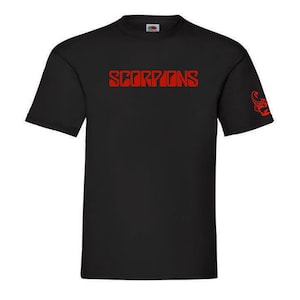 Camiseta hombre banda Scorpions hard rock band