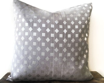 Floral Gray Pillow cover 22x22 27 Nice Grey Throw Pillow Covers | Grey