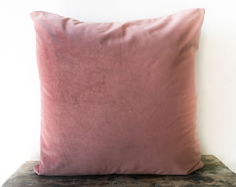 Blush Pink Velvet Pillow Cover Throw Pink Velvet Pillow Covers 16X16 18X18