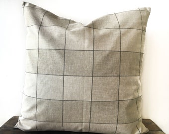 Floral Gray Pillow cover 22x22 Embroidered Pillow Cover Warm 26X26