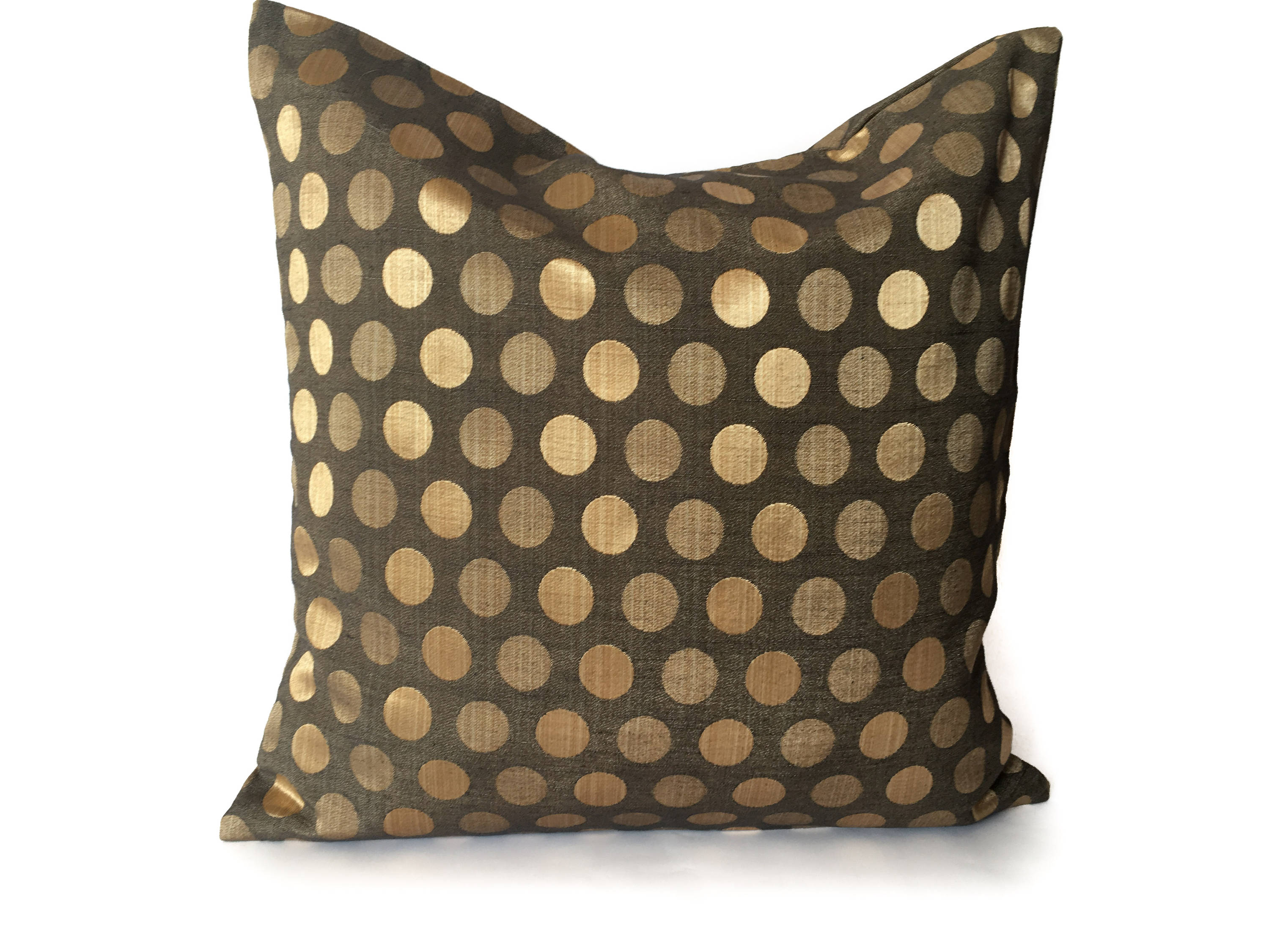 Brown Gold pillow cover 20x20 Throw pillow 16x16 18x18 12x12 Etsy