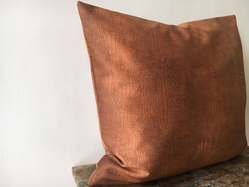 Classic Faux Leather Pillow Cover 26x26 16x16 20x20 22x22 Etsy