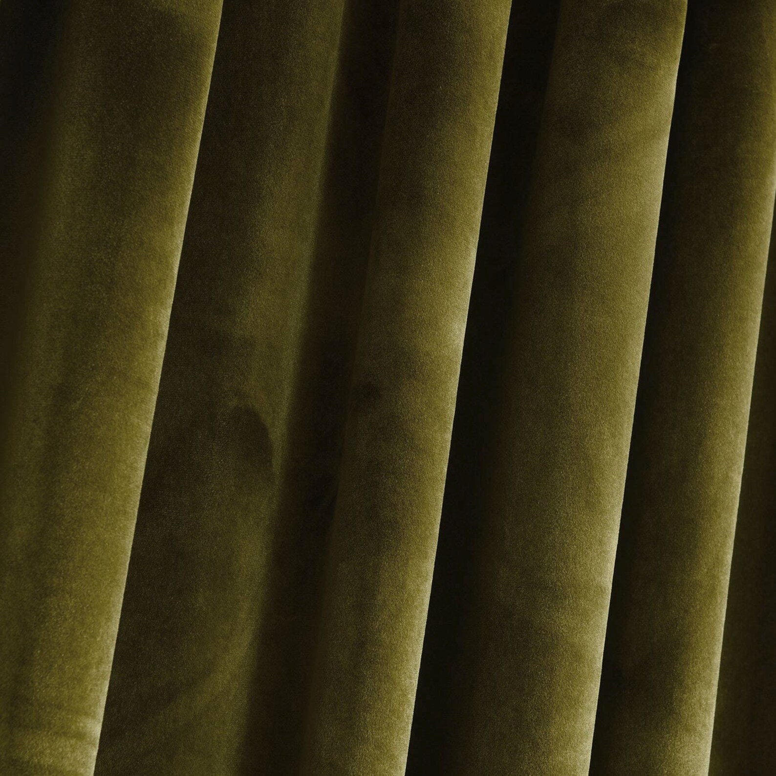 Olive Green Velvet Curtains Window Curtain Panels Curtains Etsy