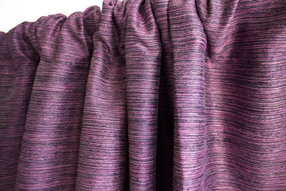 Purple Raw Silk Curtains Blackout Curtains Boho Curtains Etsy