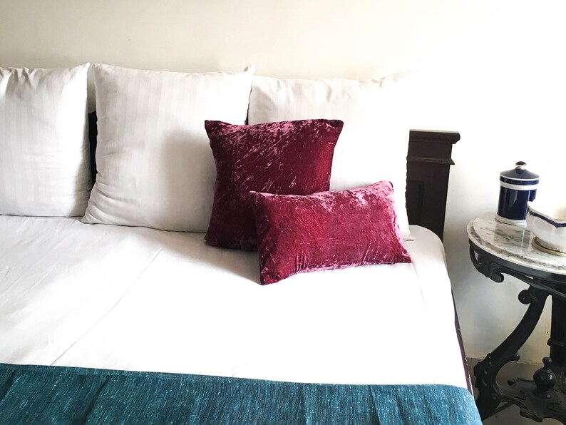 Purple Velvet pillow cover 26x26 cushion cover 20x20 22x22 ...