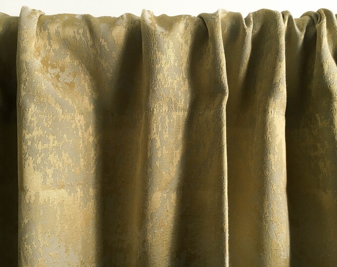 Metallic Gold Curtain Panels Blackout Curtains Window Etsy