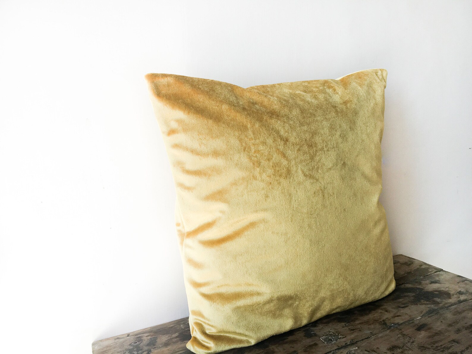 Gold Velvet pillow cover 26x26 Euro Sham Gold Pillow case Etsy