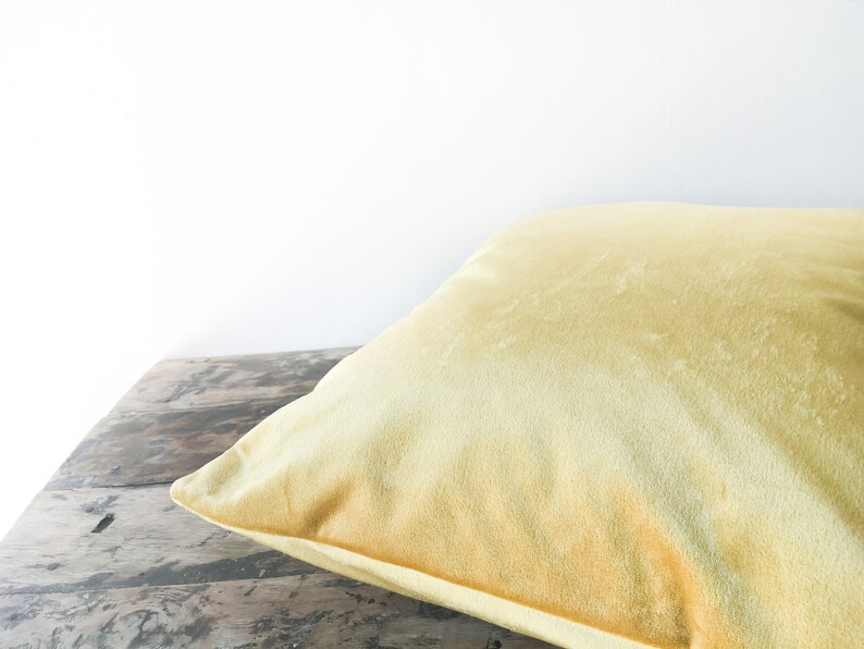 Gold Velvet pillow cover 26x26 Euro Sham Gold Pillow case Etsy