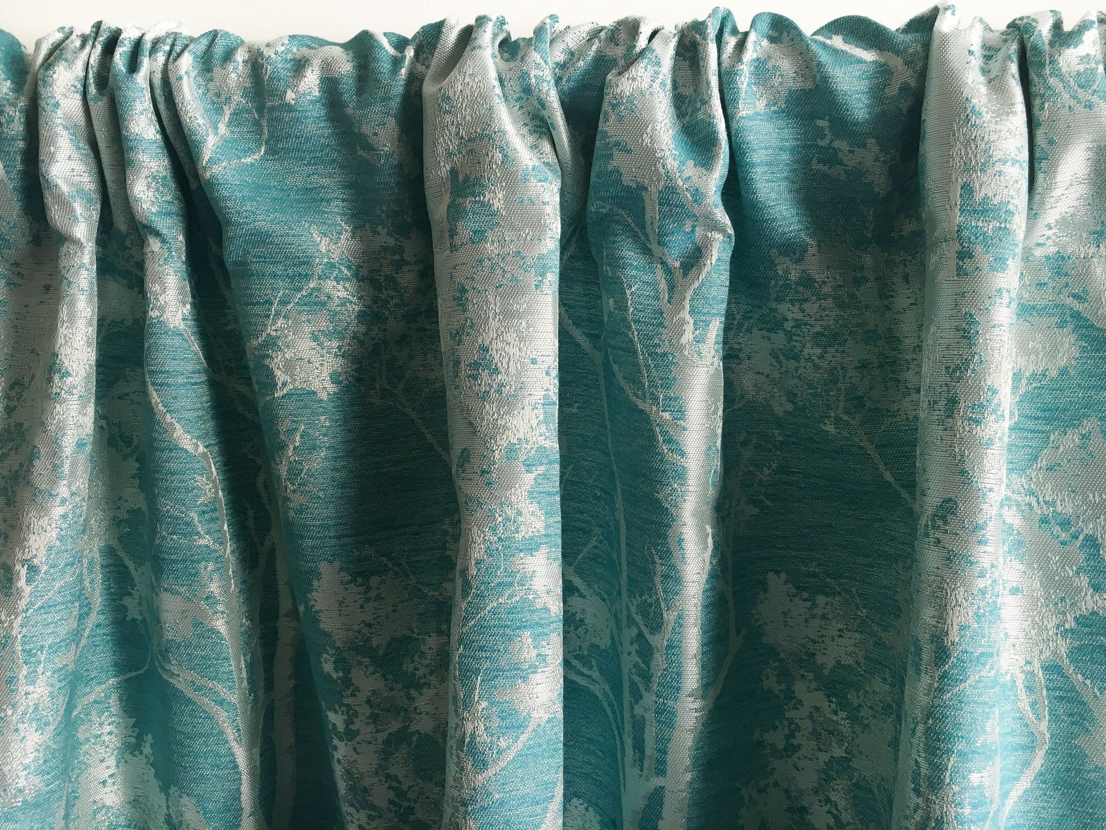 Turquoise Curtains Silk curtains Blackout Curtain panels Etsy
