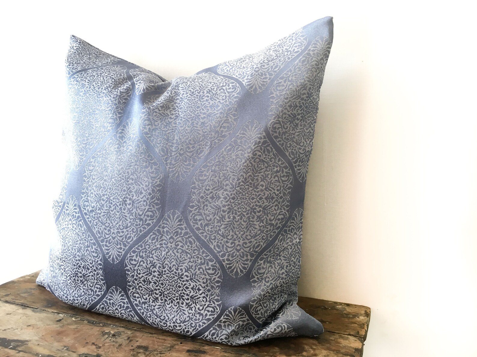 Indigo Blue Boho Pillow Cover 26x26 Euro Sham 22x22 Moroccan Etsy